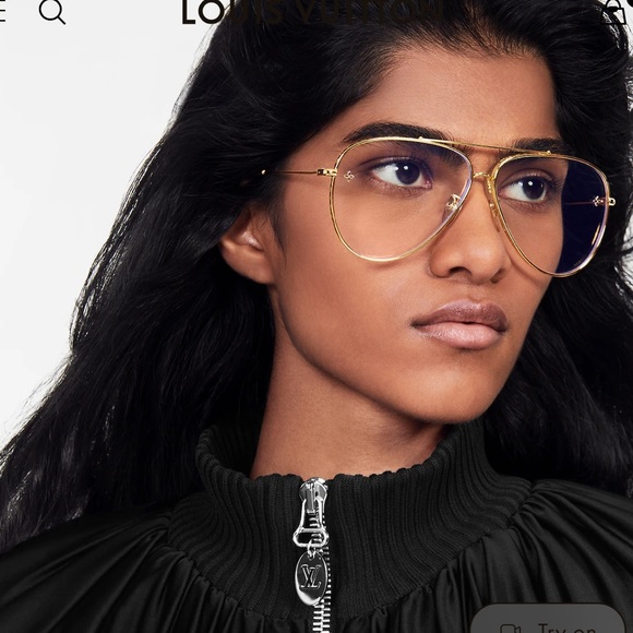 Louis Vuitton Glasses (LV Pilot Anti-Blue Light Glasses) - Picture 10 of 10